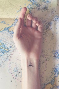 Minimal-Shipp-Tattoo-On-Wristtattooideas